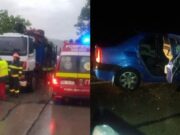 O femeie a murit miercuri seară într-un grav accident în Argeș. Alte trei persoane au fost rănite, după ce mașina în care se aflau a intrat într-un TIR