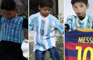 Copilul afgan care a primit un tricou de la Messi îi cere acestuia ajutor pentru a scăpa de talibani: Vă rog să mă salvați