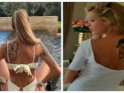 Cum au ajuns chipurile lui Laurențiu Reghecampf și Cristi Borcea să fie tatuate pe spatele soțiilor. Câte nouă ore de suferință!