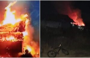 Un gorjean și-a incendiat casa, apoi s-a sinucis. Pompierii l-au găsit spânzurat în pod