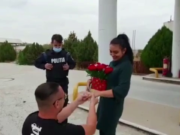 Cerere în căsătorie după o oprire în trafic. Cum au fost polițiștii din Dolj complici la o scenă de dragoste inedită