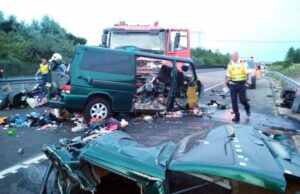 Accident cumplit în Ungaria, în care au fost implicați și români.