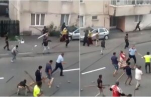 Zeci de localnici din Iaşi, înarmaţi cu bâte şi pietre, s-au războit cu Poliţia şi Jandarmeria. S-au folosit grenade şi s-au tras focuri de armă