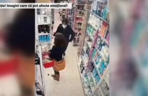 Momentul în care un tânăr de 17 ani a înjunghiat o femeie într-un supermarket din Cluj-Napoca