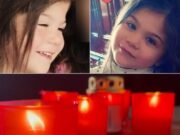 Lacrimi şi lumânări pentru Antonia, fetiţa ucisă de iubitul mamei, în Arad: „Odihnă veşnică, suflet drag”