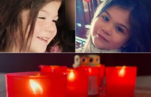 Lacrimi şi lumânări pentru Antonia, fetiţa ucisă de iubitul mamei, în Arad: „Odihnă veşnică, suflet drag”