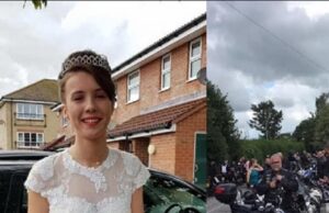 Toți radeau de ea pentru că era bolnavă, așa că nu s-a mai dus la bal, a plâns toată noaptea! Peste câteva zile în fața casei au venit zeci de motocicliști nervoși! Ce se întâmplase e unic.. A căzut în genunchi și…