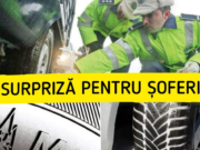 Puteti fi amendati chiar daca aveti masina echipata cu anvelope de iarna. Riscati o amenda de 2.900 de lei