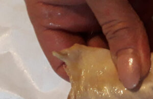 O FEMEIE A CUMPĂRAT DE LA UN SUPERMARKET DIN IAȘI UN CRAP, IAR CÂND A AJUNS ACASĂ A RĂMAS MASCĂ. IMAGINEA CARE ÎȚI TAIE INSTANT POFTA DE MÂNCARE