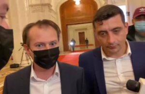 Florin Cîțu a fost hărțuit, din nou, de George Simion în Parlament