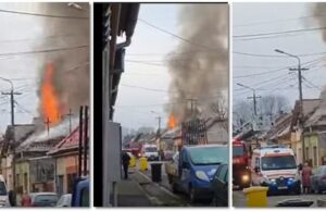 Incendiu de proporții. Autoritățile au descoperit trupul neînsufleţit al unei femei