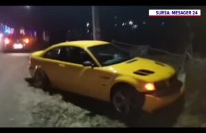 Un tânăr a făcut praf o mașină de Poliție. Înainte de impact avea 186 km/h –