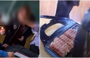 Dezmăț la un liceu din Ploiești! Elevii au încins grătarul cu mici şi au fumat în sala de clasă