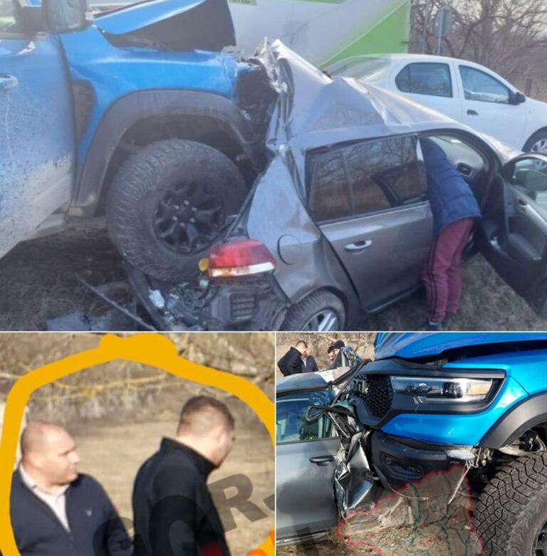 Fiul unui cunoscut om de afaceri din Gorj s-a urcat cu cel mai puternic bolid din lume pe o altă mașină din trafic –