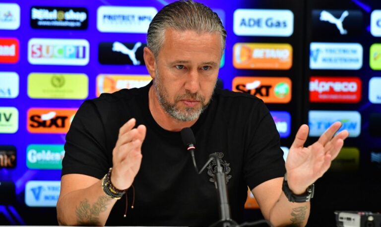 Laurențiu Reghecampf, dezamăgit de jucători după Sepsi – U Craiova 3-1: „Atitudinea din a doua repriză ne-a dat peste cap!”