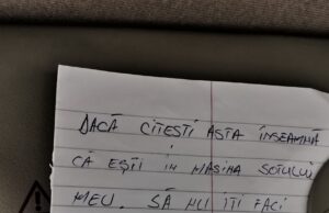 Bancul zilei: Dacă citești asta înseamnă că ești în mașina soțului meu…