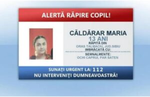 O fată de 13 ani din Sibiu a fost răpită din curtea unei case și urcată cu forța în mașină de patru indivizi