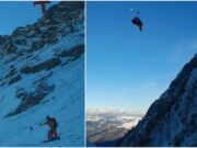 Intervenţie cu elicopterul în Munţii Bucegi! O tânără a căzut 250 de metri, în prăpastie