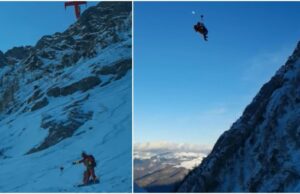 Intervenţie cu elicopterul în Munţii Bucegi! O tânără a căzut 250 de metri, în prăpastie