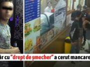 Un tânăr a cerut mâncare gratis la un fast-food, prevalându-se de ”dreptul său de șmecher”!