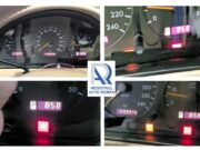 Un șofer cu Mercedes, respins la ITP! Acoperise cu bandă izolatoare becurile care indicau defecțiunile