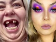 Transformarea uluitoare a unei femei după ce își aplică machiaj. Nici prietenii nu o recunosc