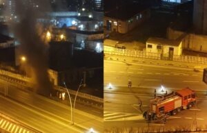 Explozie la o țeavă de gaze, lângă podul Basarab din Capitală. Circulația în zonă a fost oprită