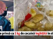 Femeie prinsă pe Otopeni cu 1 kg de cocaină în stomac, ambalată în prezervative!