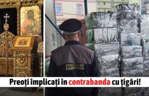 Un șef din Poliția de Frontieră dezvăluie că a găsit țigări de contrabandă ascunse în altar!