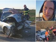 „Tatăl a mai rezistat câteva secunde, apoi i s-a oprit inima”. Doi soți și copilașul lor de nici 2 anișori au sfârșit pe un drum din Timiș, după un accident înfiorător
