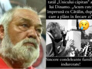 A murit Marin Hîldan, tatăl „Unicului Căpitan” al lui Dinamo. Părintele regretatului Cătălin Hîldan avea 75 de ani –
