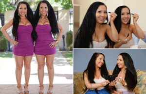 Au cheltuit o avere să se tuneze și împart același bărbat!Cine este barbatul care traieste cu surorile gemene, și ce se întâmpla seara în dormitorul celor 3 –––>