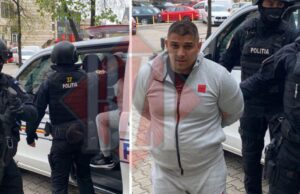 Imagini cu Adrian Corduneanu înconjurat de mascații cu mitraliere de la SAS! ”Beleaua” ar fi luat 2000 de lei de la un om de afaceri din Iași –