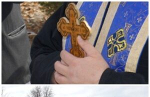 Situaţie bizară la o înmormântare. Preotul a oprit slujba imediat şi a chemat poliţia