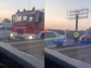 Trafic îngreunat în nordul Capitalei, după un accident cu șapte mașini pe DN1: Trei persoane au fost rănite