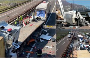 Șofer român de TIR, mort în Italia. A sfârșit în cabina strivită între alte două camioane, pe autostrada A22, în Trentino
