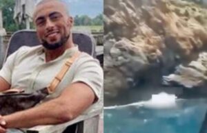 Fost fotbalist, mort după ce s-a aruncat în apă, de pe o stâncă. Bărbatul se afla în vacanță, iar soția lui a filmat momentul fatal