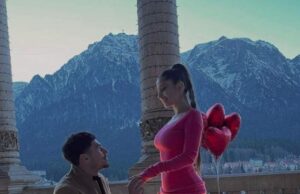 Florinel Coman și-a cerut în căsătorie iubita. Fotbalistul și Ioana Timofeciuc s-au logodit într-un cadru de basm