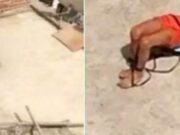 Scene teribile. O mamă și-a legat fiica de 5 ani de mâini și picioare și a lăsat-o în soare pentru că nu și-a făcut temele