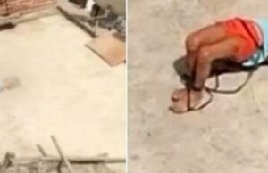 Scene teribile. O mamă și-a legat fiica de 5 ani de mâini și picioare și a lăsat-o în soare pentru că nu și-a făcut temele