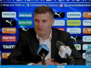 Laszlo Balint răsuflă ușurat după ce sorții i-au scos-o în cale pe Vllaznia! Antrenorul e convins că Universitatea Craiova îi va elimina pe albanezi din Conference League: „Pare un adversar accesibil!”