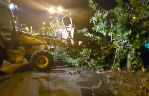 Furtună puternică în Craiova: străzi inundate, acoperișuri smulse și copaci doborâți