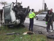 Carnagiu pe E85. Mama însărcinată, tatăl, fata lor și nepotul au murit în timp ce se întorceau acasă de la Sfânta Parascheva