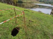 Primele imagini cu barajul fisurat de la Tăul Mare | Desfăşurare impresionantă de forţe