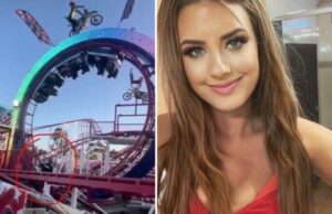 Momentul șocant când o tânără este spulberată de roller coaster. Bărbatul care a filmat are insomnii.