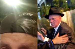 Dumitru Dragomir s-a luat la bătaie cu protestatarul Marian „Ceaușescu”: „Mi-a spart ochiul / M-a mușcat câinele” –->