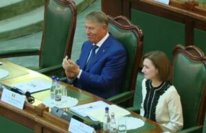 Maia Sandu, discurs dramatic în România: Avem nevoie de ajutor. Hoții și partidele proruse sunt gata să dea foc la țară