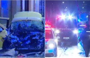 Grav accident rutier în Bucureşti. Un taxi a fost spulberat de un autobuz STB. O persoană a murit şi alte patru au fost rănite