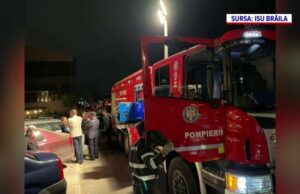 Tavan fals prăbușit peste mese, într-un restaurant din Brăila. A fost activat activat planul roșu de intervenție