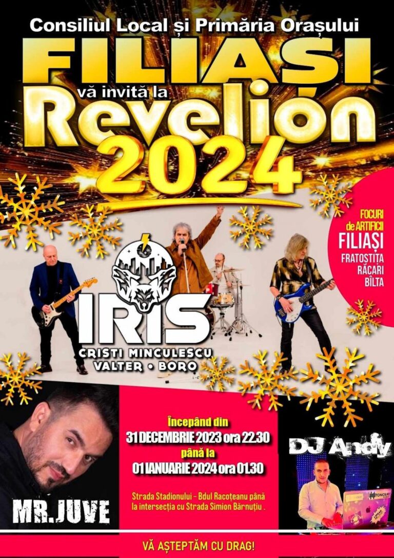 Revelion cu IRIS şi MR. JUVE la Filiaşi